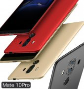 Huawei Mate 10 Pro Kılıf Premier Mat Silikon Kılıf + Temperli Cam - 1