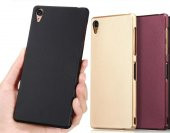 Sony Xperia Z3 Kılıf Premier Mat Silikon Kılıf + Kırılmaz Cam - 1