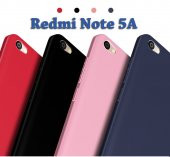 Xiaomi Redmi Note 5A (16GB) Kılıf Premier Mat Silikon Kılıf + Cam - 1