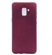 Samsung Galaxy A8 Plus 2018 Kılıf Premier Mat Esnek Silikon Kapak - 8