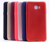Samsung Galaxy C7 Pro Kılıf Premier Mat Esnek Silikon Kapak - 9