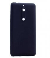 Nokia 5 Kılıf Premier Mat Esnek Silikon Kapak + Temperli Cam - 1