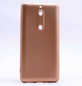 Nokia 5 Kılıf Premier Mat Esnek Silikon Kapak + Temperli Cam - 2