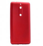 Nokia 5 Kılıf Premier Mat Esnek Silikon Kapak + Temperli Cam - 3