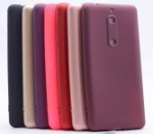 Nokia 5 Kılıf Premier Mat Esnek Silikon Kapak + Temperli Cam - 9