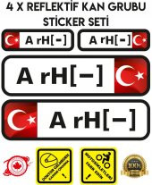 TR A rH - Reflektif Kan Grubu Seti Sticker Çınar Extreme - 1