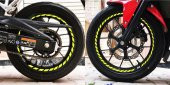 Tam Tur Floresan Sarı Supersport İç Jant Şeridi Sticker Çınar Extreme - 1