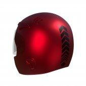 2 Adet Sport Kask, Araba Ayna Jet Siyah Kask Sticker Çınar Extreme thumbnail 1