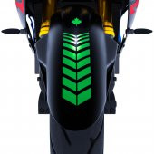 2 Adet Sport Motosiklet Çamurluk Orman Yeşili Kask Sticker Çınar Extreme - 1