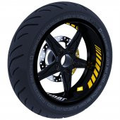 Gp Racing Reflektif Sarı İç Jant Şeridi Sticker Çınar Extreme - 1