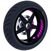 Gp Racing Gül Pembesi İç Jant Şeridi Sticker Çınar Extreme - 1