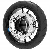 Karbon Fiber Dokulu 4 Parçalı Keskin Jant Şeridi Sticker Çınar Extreme - 2
