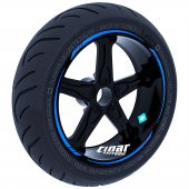 Azur Mavi 4 Parçalı Keskin Jant Şeridi Sticker Çınar Extreme - 1