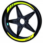 Floresan Sarı Moto GP İç Jant Şeridi Sticker Çınar Extreme - 1