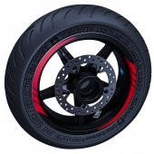 Reflektif Kırmızı Moto GP İç Jant Şeridi Sticker Çınar Extreme - 2