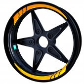Moto GP Taksi Sarısı İç Jant Şeridi Sticker Çınar Extreme - 1