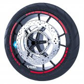 Reflektif Kırmızı Moto GP Stili Jant Şeridi Sticker Çınar Extreme - 2