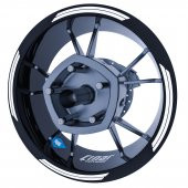 Floresan Beyaz Double Stripe Jant Şeridi Sticker Çınar Extreme - 1