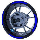 Reflektif Mavi Double Stripe Jant Şeridi Sticker Çınar Extreme - 1