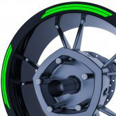 Floresan Yeşil Double Stripe Jant Şeridi Sticker Çınar Extreme - 2