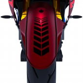 2 Adet Sport Motosiklet Çamurluk Jet Siyah Kask Sticker Çınar Extreme - 1