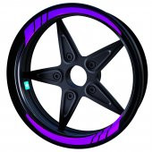 Moto GP Patlıcan Moru İç Jant Şeridi Sticker Çınar Extreme - 1
