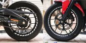 Tam Tur Reflektif Beyaz (Gri) Supersport İç Jant Şeridi Sticker Çınar Extreme - 1