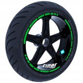 Moto GP Stili Orman Yeşili Jant Şeridi Sticker Çınar Extreme - 1