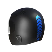 2 Adet Sport Tasarımlı Kask, Araba Ayna Sticker Reflektif, Floresan, Parlak Düz, Özel Renkler Çınar Extreme - 7