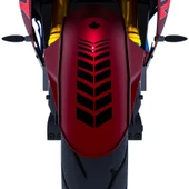 2 Adet Sport Tasarımlı Motosiklet Çamurluk Sticker Reflektif, Floresan, Parlak Düz, Özel Renkler Çınar Extreme - 6
