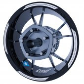 Reflektif Beyaz [Gri] Double Stripe Jant Şeridi Sticker Çınar Extreme - 1