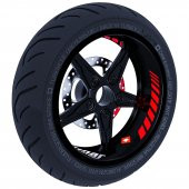 Gp Racing Reflektif Kırmızı İç Jant Şeridi Sticker Çınar Extreme - 1