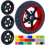 Gp Racing İç Jant Şeridi Sticker Reflektif, Floresan, Özel Renkler Çınar Extreme - 1