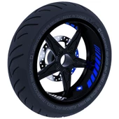 Gp Racing İç Jant Şeridi Sticker Reflektif, Floresan, Özel Renkler Çınar Extreme - 11
