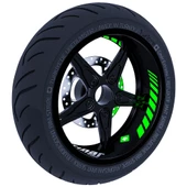 Gp Racing İç Jant Şeridi Sticker Reflektif, Floresan, Özel Renkler Çınar Extreme - 7