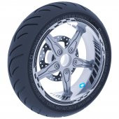 Karbon Fiber Dokulu Moto GP İç Dış Jant Şeridi Takım Sticker Çınar Extreme thumbnail 1