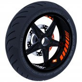 Gp Racing Alev Turuncusu İç Jant Şeridi Sticker Çınar Extreme - 1