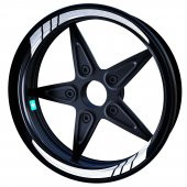 Reflektif Beyaz (Gri) Moto GP İç Jant Şeridi Sticker Çınar Extreme - 1