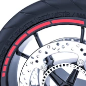 Moto GP Stili Jant Şeridi Sticker Reflektif, Floresan, Özel Renkler Çınar Extreme - 2