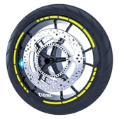 Moto GP Stili Jant Şeridi Sticker Reflektif, Floresan, Özel Renkler Çınar Extreme - 4