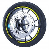 Floresan Sarı Moto GP Stili Jant Şeridi Sticker Çınar Extreme - 2