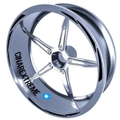 3 Parça Tasarımlı Jant Şeridi Sticker Reflektif, Floresan, Özel Renkler Çınar Extreme - 11