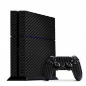 PlayStation 4 Siyah Carbon Fiber Kaplama Takımı Çınar Extreme - 1