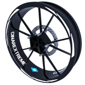 3 Parça Tasarımlı Jant Şeridi Sticker Reflektif, Floresan, Özel Renkler Çınar Extreme - 7