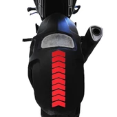 Ok Tasarımlı Çamurluk Kask Sticker Reflektif, Floresan, Düz Renkler Çınar Extreme - 5