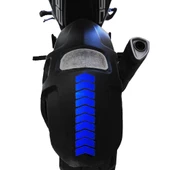 Ok Tasarımlı Çamurluk Kask Sticker Reflektif, Floresan, Düz Renkler Çınar Extreme - 9