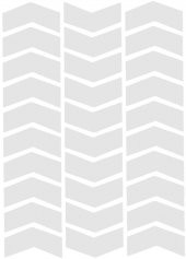 Ok Şeklinde Reflektif Beyaz Sticker Çınar Extreme thumbnail 1