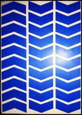 Ok Şeklinde Reflektif Mavi Sticker Çınar Extreme - 2