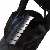 Ok Tasarımlı Yaldızlı Gümüş Çamurluk Kask Sticker Çınar Extreme - 1