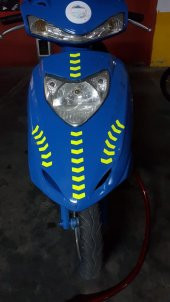 Ok Şeklinde Floresan Sarı Sticker Çınar Extreme - 3